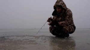 Ловля окуня на балду. Зимняя рыбалка.