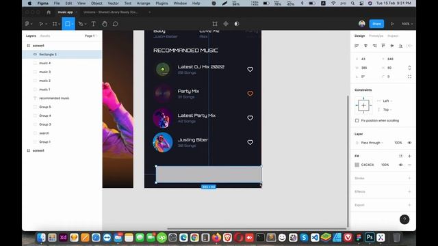 Daily UI Challenge - Day 06 - Music App UI Design In Figma смотреть онлайн