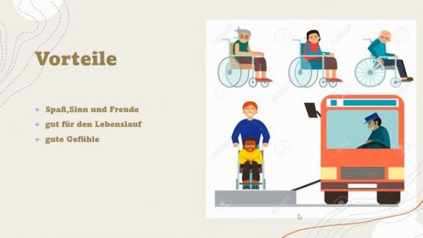 Goethe Zertifikat B2/Sprechen Teil 1/ Behinderten Menschen helfen