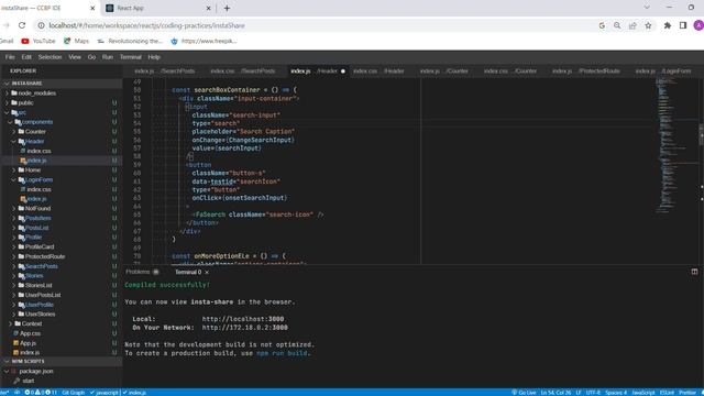 React App Insta share смотреть онлайн