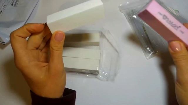 Безворсовые Cалфетки Типсы и Бафики - Материал для Ногтей / Посылка с AliExpress №25 смотреть онлайн