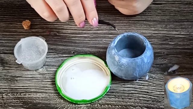 Украшаю подсвечники для свечей из гипсовой смеси к Новому Году смотреть онлайн