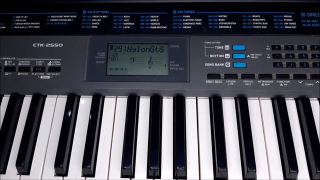 Tone registration bank in Casio CTK 2550 ? смотреть онлайн