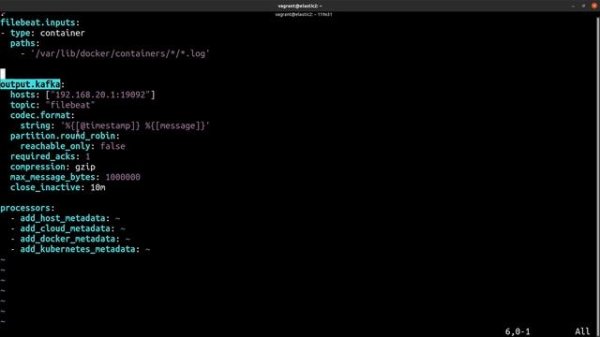 Kafka : output Filebeat & input Logstash - #ELK 10