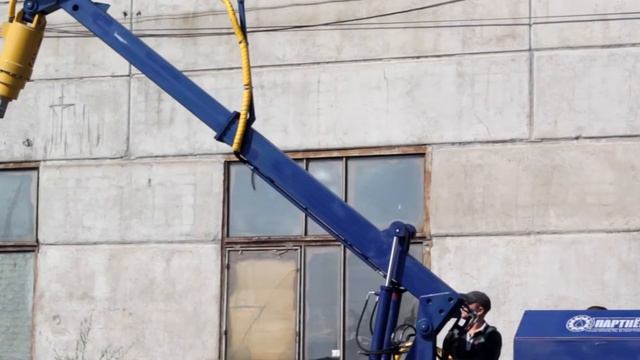 Установка для завинчивания свай SV-60 смотреть онлайн