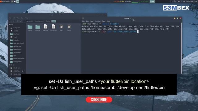 Add Flutter Path On Fish Shell смотреть онлайн