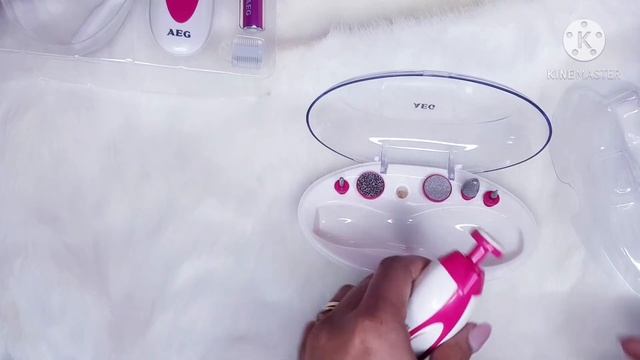 3in1 LADY BEAUTY SET | MANICURE   / Pedicure Set | Lady Shaver | Trimmer | AEG Lady Beauty Set