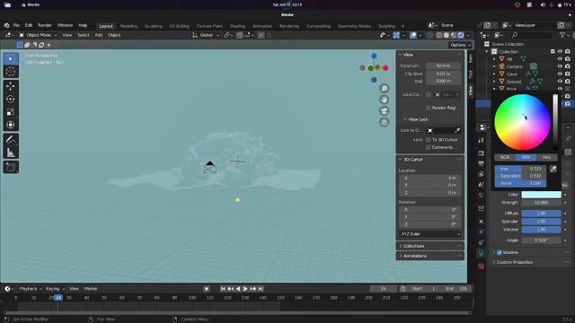 Blender 3D Geo-Nodes - Create and animate a 3D cave scene in minutes смотреть онлайн