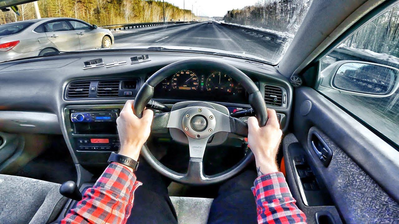 320 HP Toyota Mark 2 - POV TEST DRIVE смотреть онлайн