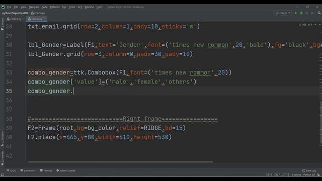 Employee record management system using tkinter in python || Python GUI project || PART-2 #tkinter смотреть онлайн