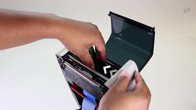 How to Load Labels & Ribbons in the cab MACH1 Printer смотреть онлайн