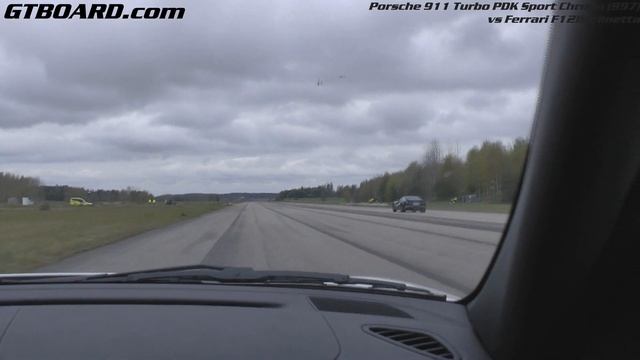 Ferrari F12Berlinetta 740 HP vs Porsche 911 Turbo PDK Sport Chrono 500 HP (997) смотреть онлайн