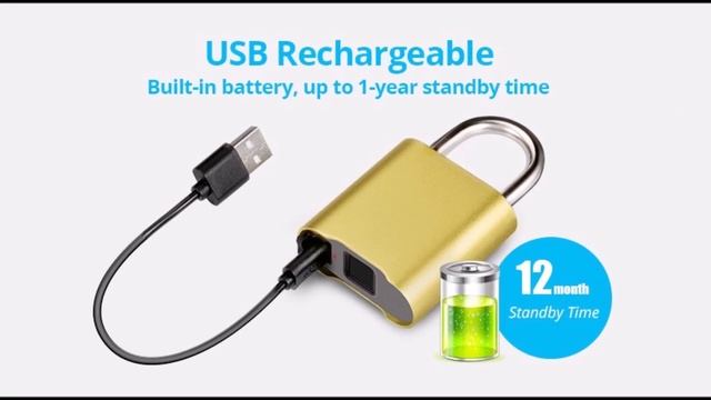 7 Навесной замок с отпечатком пальца с Алиэкспресс Aliexpress Smart Padlock Умные замки из Китая смотреть онлайн