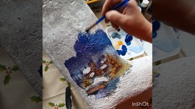 Декупаж новогоднего валенка смотреть онлайн