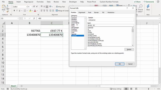 Show Numbers as Thousands (K) or Millions (M) in Excel смотреть онлайн