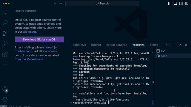 Клонирование репозитория из Github в Visual Studio Code (для новичков) смотреть онлайн