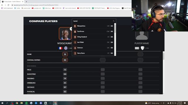 Castro1021 reacts to Kanté fifa 23 in game stats! смотреть онлайн