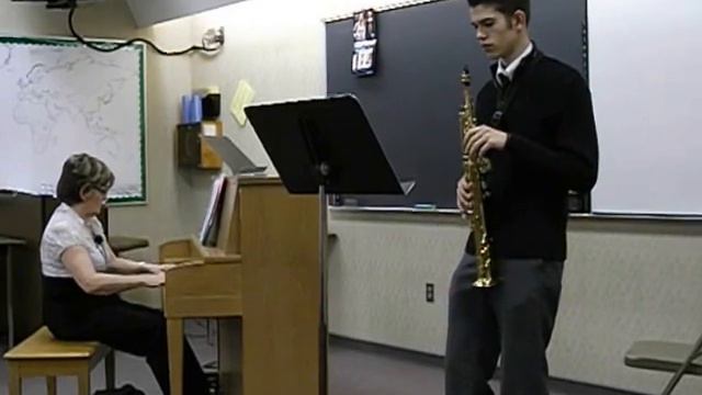 Introduction and Czardas Sol B. Cohen Soprano Saxophone Solo Robby Fratcelli смотреть онлайн