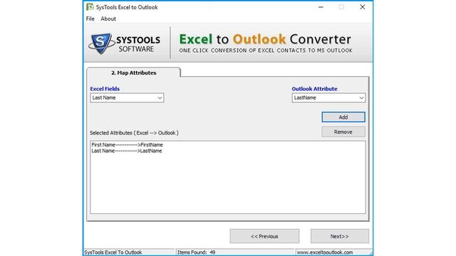 SysTools Excel To Outlook Converter | Import Contacts From Excel Into Outlook