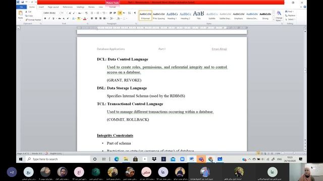 Lecture 3: Continue Revision of Database Fundamental + Oracle Datatypes смотреть онлайн