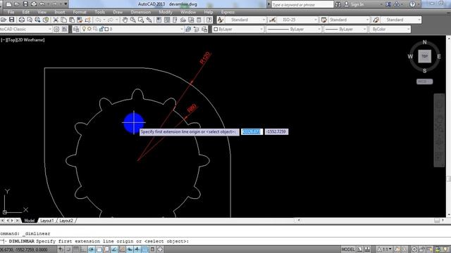AutoCAD 2013 Eğitim Videoları-33 Uygulama 2 3 смотреть онлайн