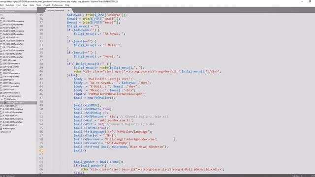 php ile e-mail gönderme - smtp mailler ile mail gönderme смотреть онлайн