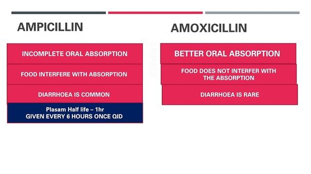 AMPICILLIN VS AMOXICILLIN//DIFFERENCE/SEMISYNTHETIC PENICILLIN смотреть онлайн