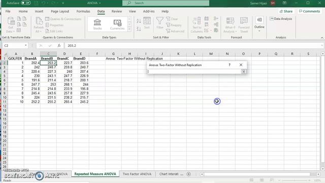 Performing ANOVA Test using MS Excel 365 смотреть онлайн