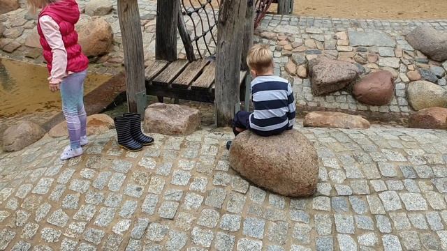 СУПЕР!!! Водная площадка! Детская площадка в Германии смотреть онлайн