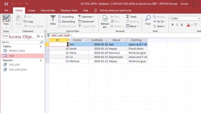 How to Query the Last Row in a Series in Microsoft Access смотреть онлайн
