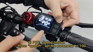 [Kugoo G Booster] To Set Parameter on the Display