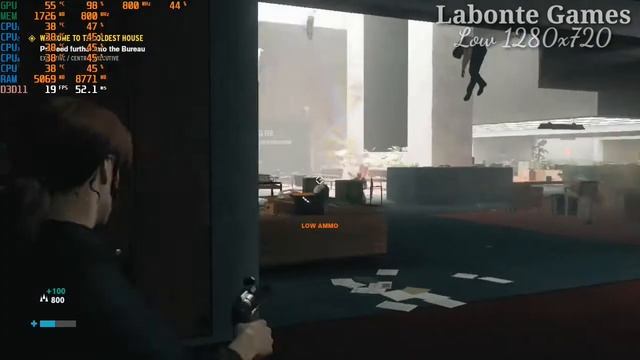 Control Expeditions Test With Radeon HD7750 2GB ddr3 Ram8gb Amd A8 5600k Low смотреть онлайн