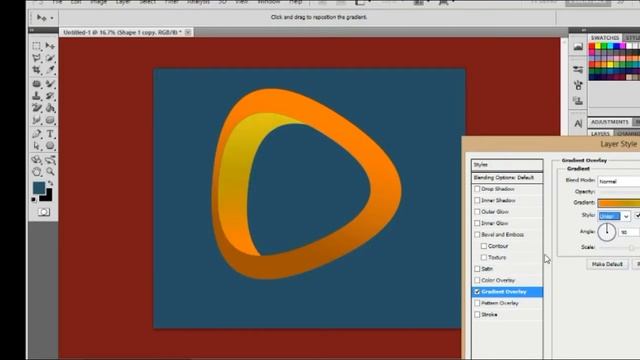 3D logo design in Adobe Photoshop: 2017 смотреть онлайн