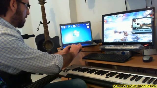 How to connect guitar with your laptop using asio4all drivers - greek смотреть онлайн