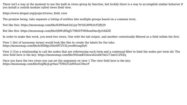 Drupal: Is there a way to use grouping settings for Bootstrap Tabs in Views? (2 Solutions!!) смотреть онлайн