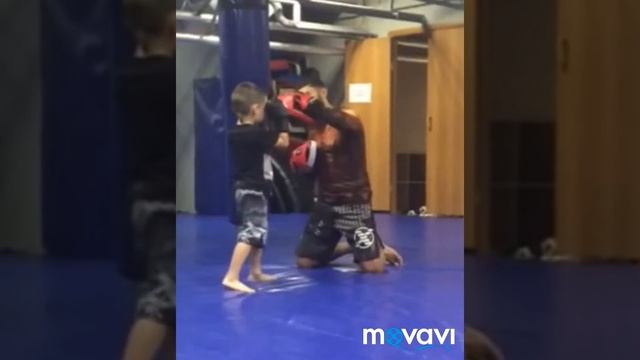 Отработка ударов руками на лапах смотреть онлайн