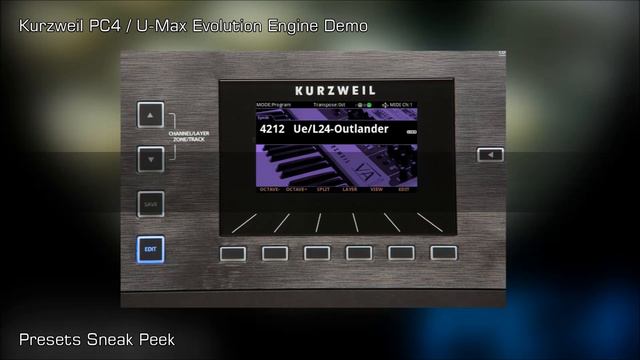 kurzweil PC4 Umax Evolution Presets Sneak Peek смотреть онлайн
