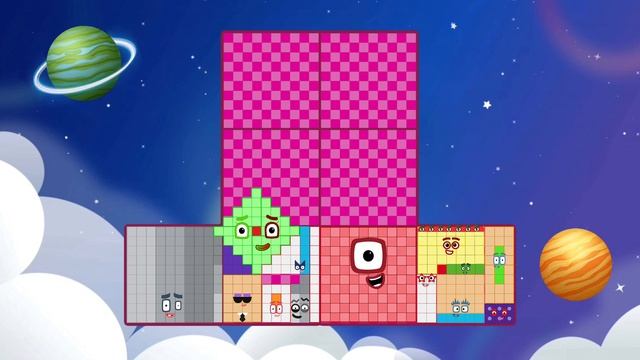 NUMBERBLOCKS PUZZLE Tetris Game in SPACE : Numberblock 800 смотреть онлайн