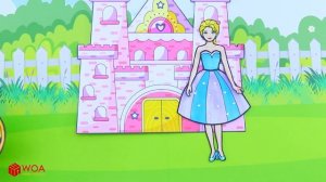 Бумажные Куклы Одеваются - Платье Принцессы Для Матери И Дочери Из Бумаги - Barbie Story & Crafts