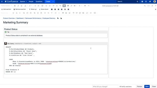 Product Overview - Bob Swift's "SQL for Confluence" смотреть онлайн