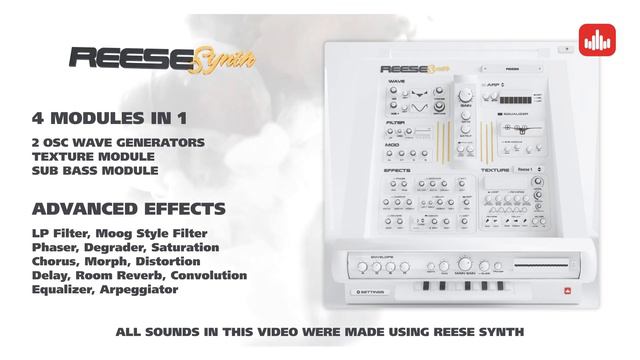 Reese Synth (VST-AU-AAX) - Analog Signature Synth Plugin - Producersources.com смотреть онлайн