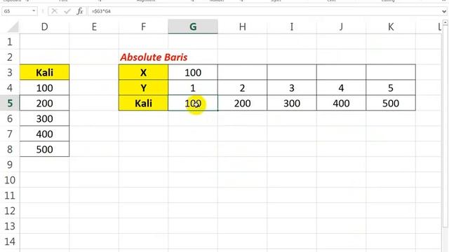 Gak Error Tombol F4 Absolute di Ms Excel 2013 смотреть онлайн