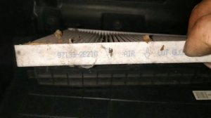 Замена салонного фильтра HYUNDAI ix35 /TUCSON cabin filter replacement