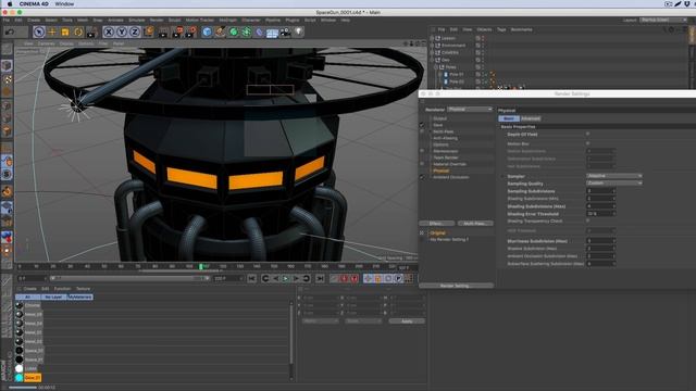 Плазменная Sci-fi пушка в Cinema 4D и After Effects