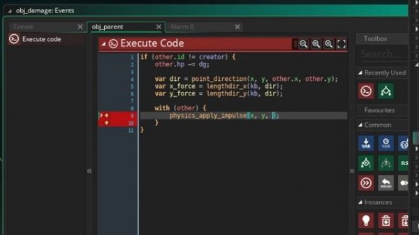 GameMaker Studio / Урок #8 - Отбрасывание врагов назад
