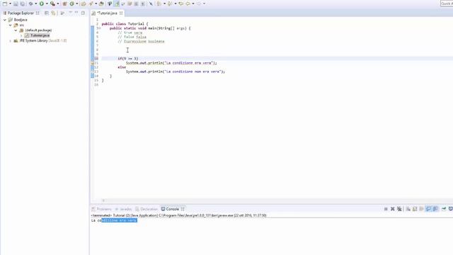 Fondamenti di programmazione con Java - 5 - If else, boolean e costanti смотреть онлайн