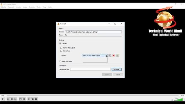 [Hindi] Convert video easily with VLC player in PC смотреть онлайн