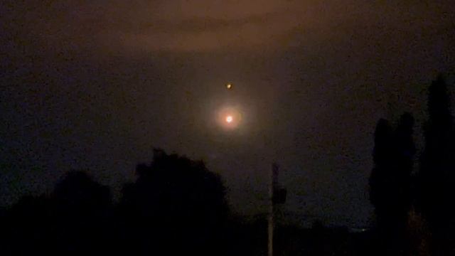 Минувшей ночью расчет ПВО союзных сил уничтожил цель в небе над Алчевском (ЛНР). смотреть онлайн