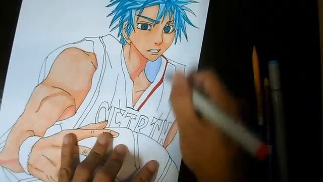 Speed Drawing Tetsuya Kuroko - Kuroko no Basket With FINECOLOR смотреть онлайн