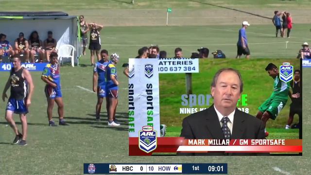 Hibiscus Coast v Howick - 2018 Sportsafe ARL Nines pool play смотреть онлайн
